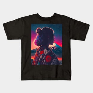 Beautiful japanese princess Kids T-Shirt